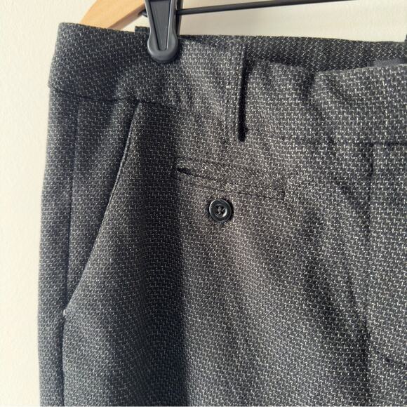 Sandro Business Casual Pants Houndstooth Work Career Office Interview hook & eye - Picture 3 of 9